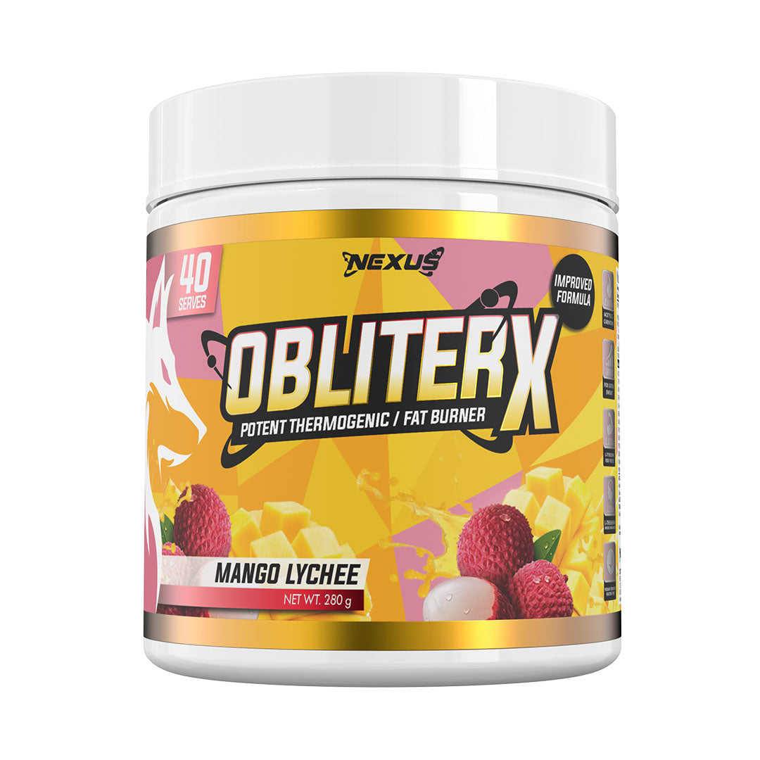 Nexus Sports Nutrition Obliterx Mango Lychee Fat Burner