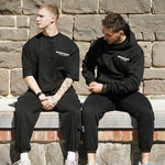 overiszed gym hoodie black spartans