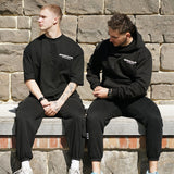 overiszed gym hoodie black spartans