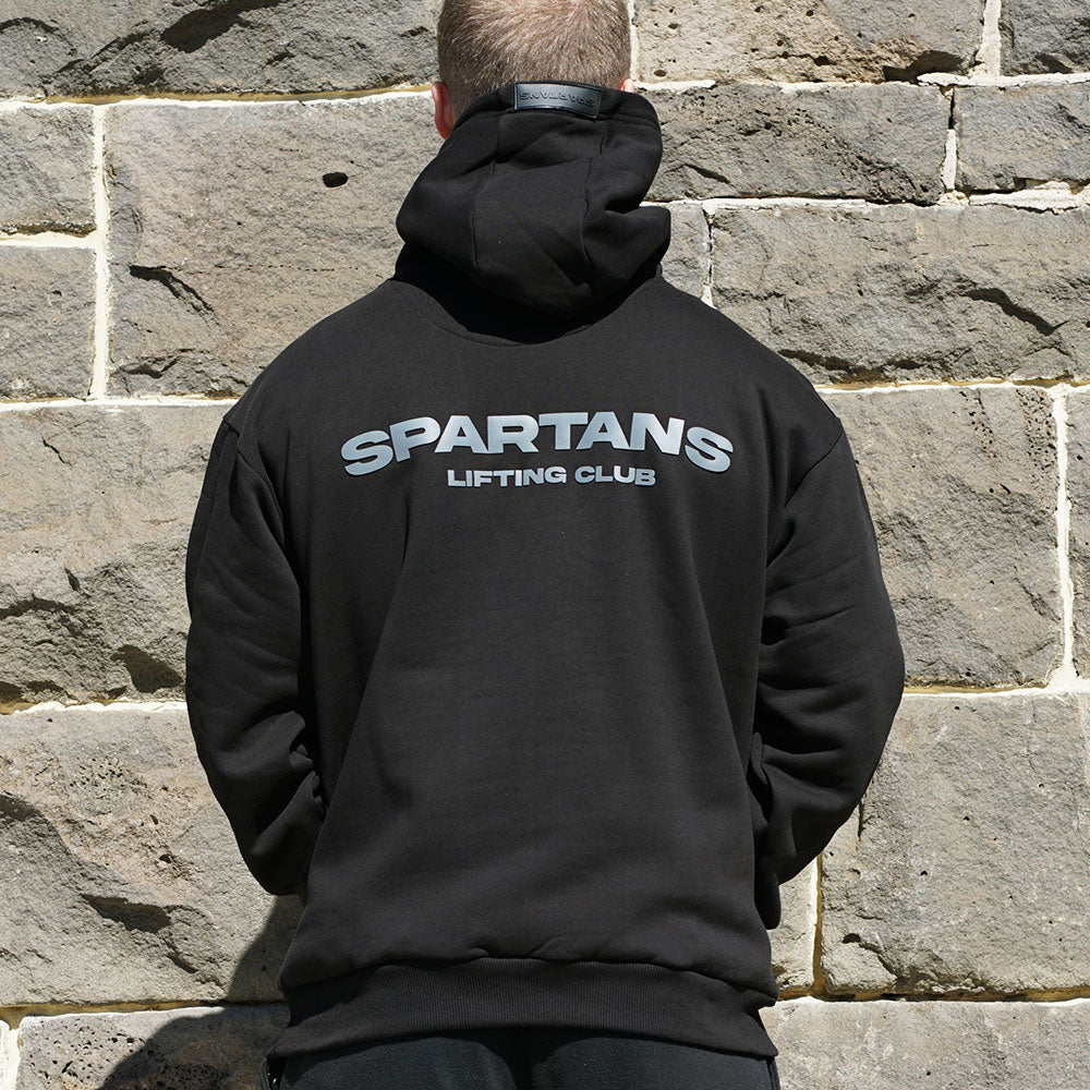 oversized hoodie black back
