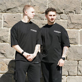 oversized t shirt spartans gym shirt