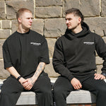 oversized t shirt black spartans 