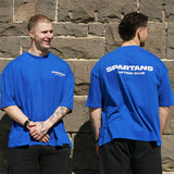 oversized tee gym t shirt spartans