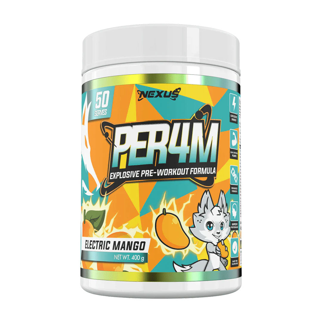 perf4m pre workout electric mango
