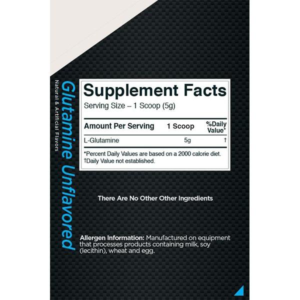 Glutamine by Rule 1 Nutrition Info