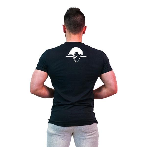 Spartans Blockout Tee - Black by Spartans Apparel