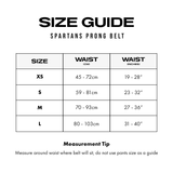 Spartans Gym Belt Size Guide